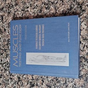 Muscles Testing and Function with Posture and Pain Fourth Edition 1993 Kendall,